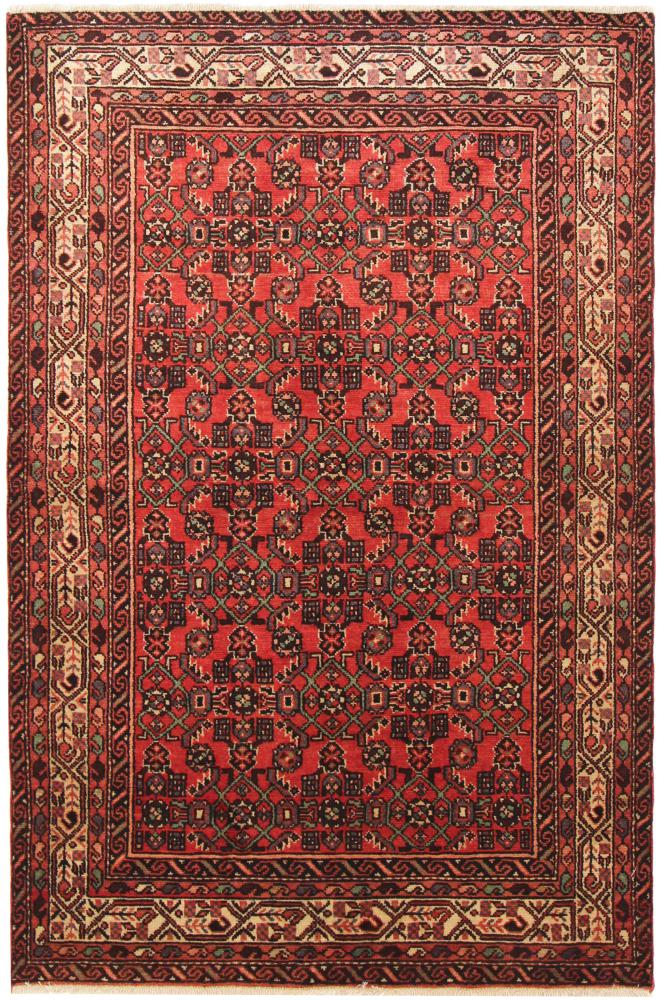 Persisk tæppe Hosseinabad 206x135 206x135, Persisk tæppe Knyttet i hånden