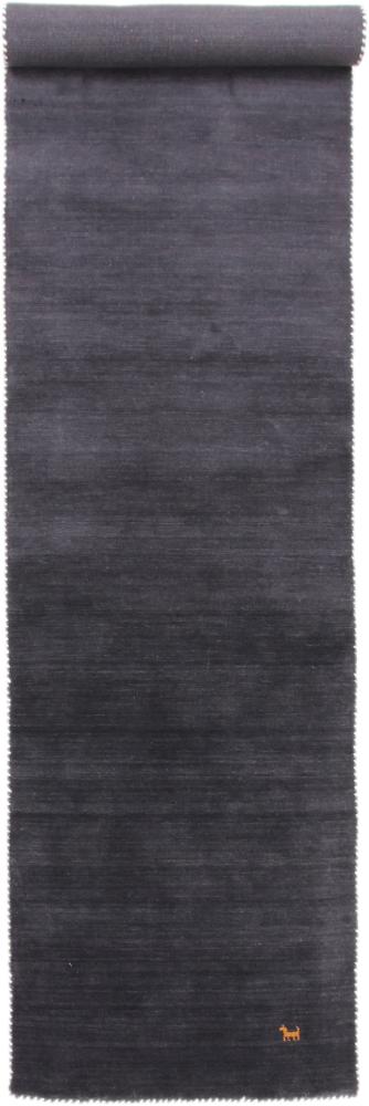 Indischer Teppich Loom Gabbeh Grey 504x78 504x78, Perserteppich Loom handgeknüpft