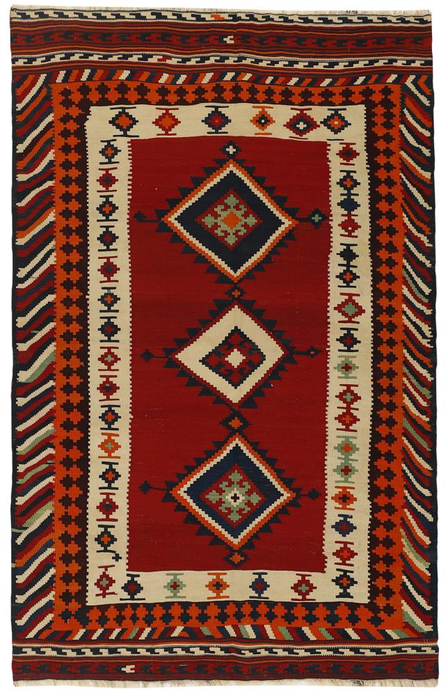 Persian Rug Kilim Fars 229x146 229x146, Persian Rug Woven by hand