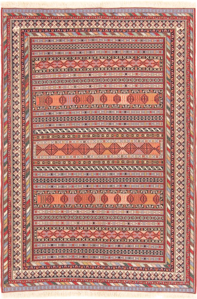 Perzisch tapijt Kilim Soozani 198x144 198x144, Perzisch tapijt Handgeweven