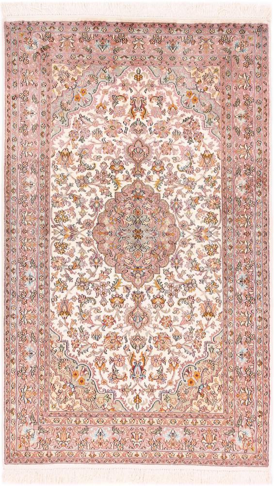 Indischer Teppich Kaschmir Seide 160x93 160x93, Perserteppich Handgeknüpft