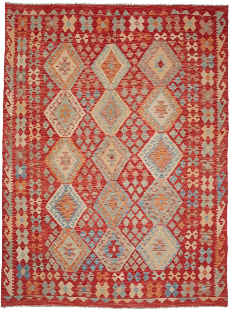 Tapete afegão Kilim Afegão 254x182 254x182, Tapete persa Tecido à mão