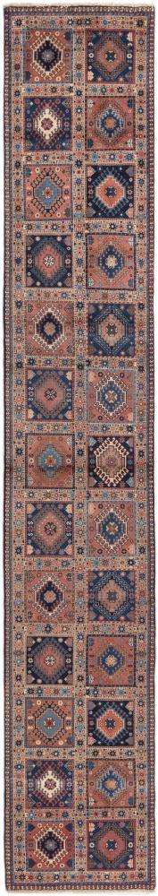 Perzisch tapijt Yalameh 390x63 390x63, Perzisch tapijt Handgeknoopte