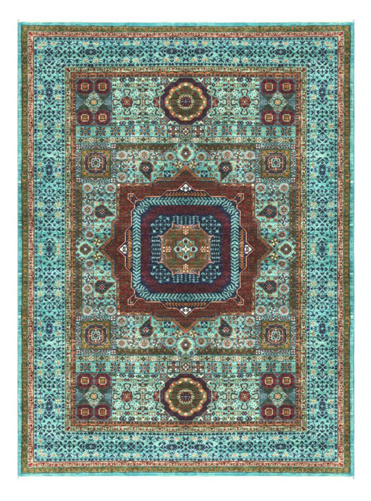 Afghaans tapijt Mamluk 242x183 242x183, Perzisch tapijt Handgeknoopte