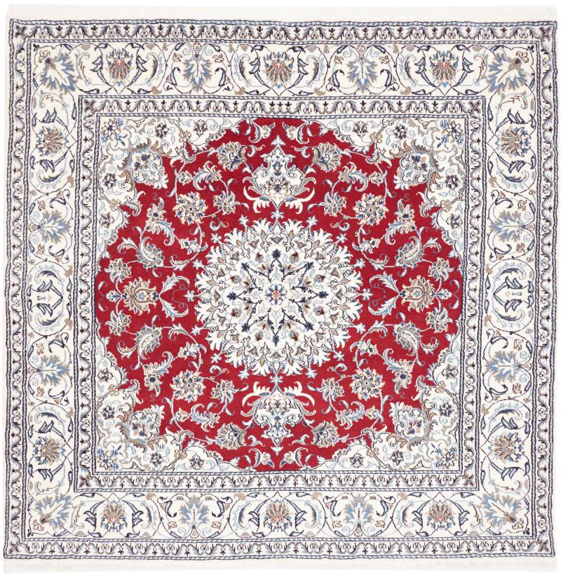 Alfombra persa Nain 194x195 194x195, Alfombra persa Anudado a mano