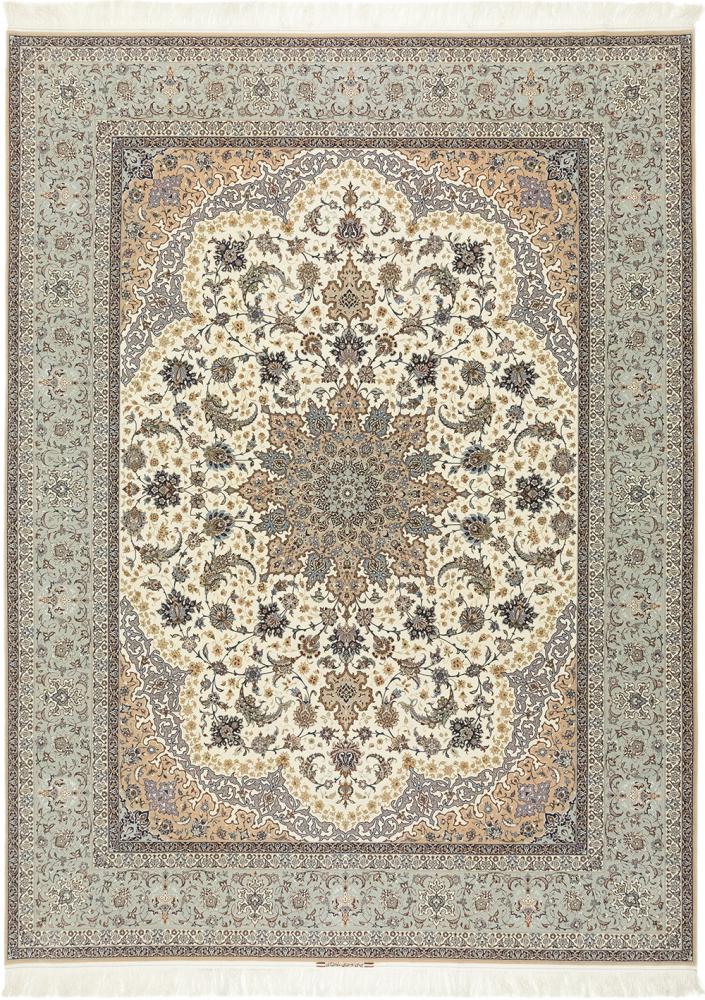 Alfombra persa Isfahán 401x299 401x299, Alfombra persa Anudado a mano
