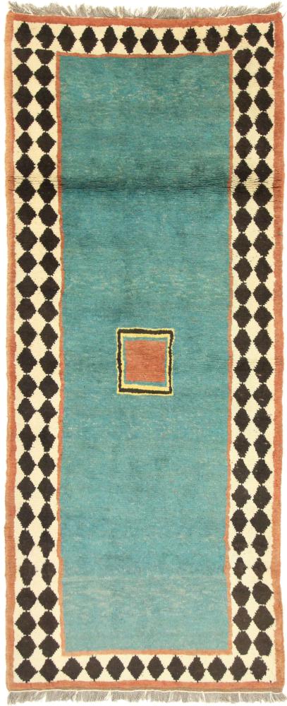 Tapis persan Persan Gabbeh Yalameh 291x116 291x116, Tapis persan Noué à la main