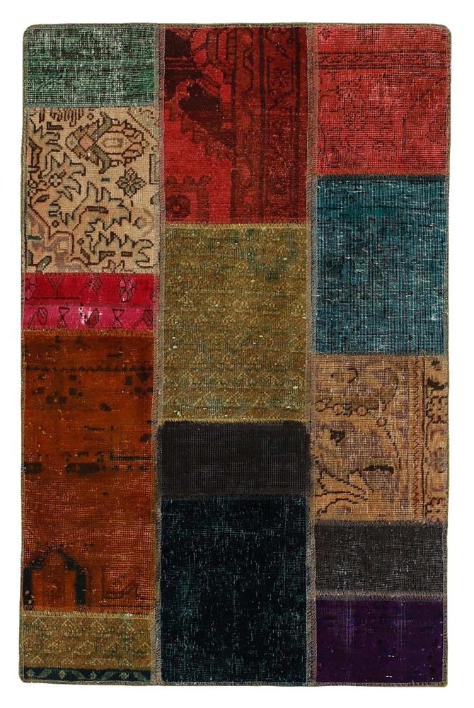 Tapete persa Patchwork 124x79 124x79, Tapete persa Atado à mão