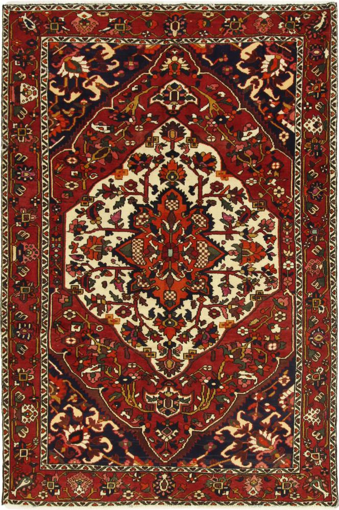 Persian Rug Bakhtiari 9'11"x6'6" 9'11"x6'6", Persian Rug Knotted by hand