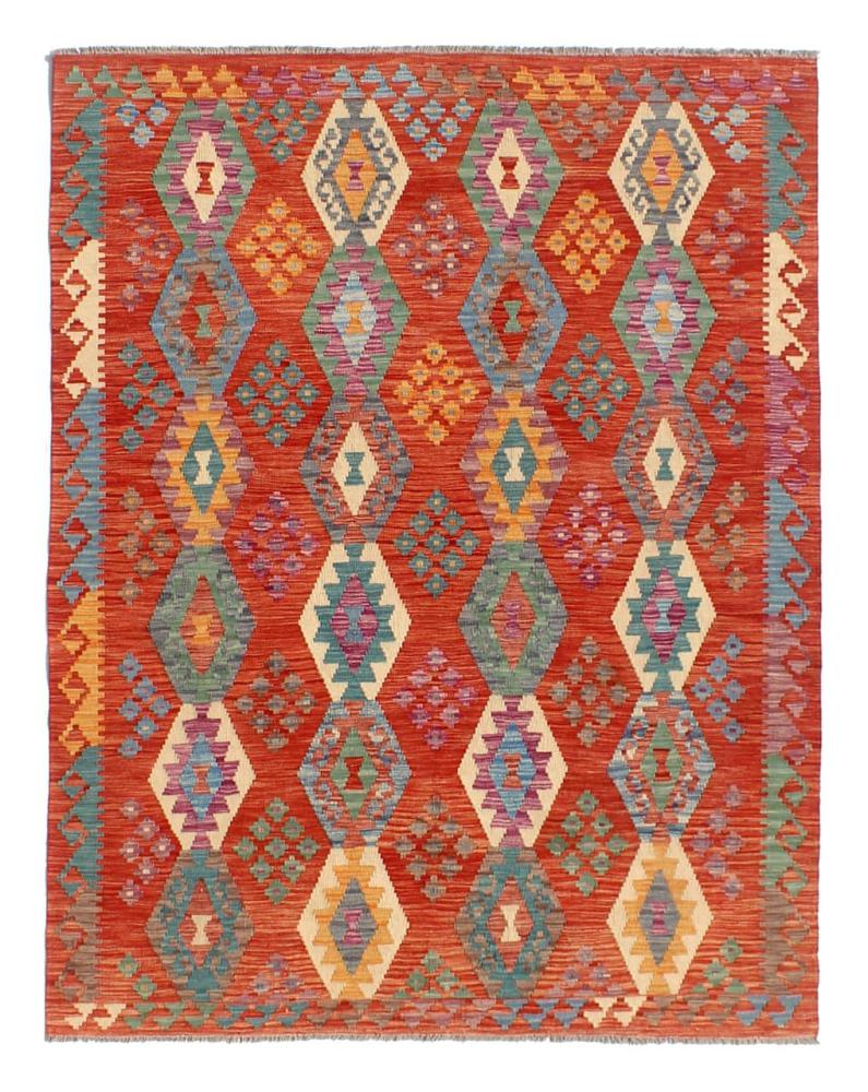 Afghan rug Kilim Afghan 7'8"x5'10" 7'8"x5'10", Persian Rug Woven by hand