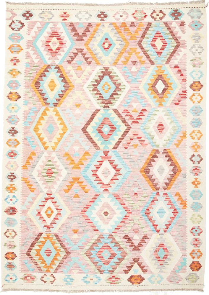 Tappeto Afgano Kilim  Afghan 250x178 250x178, Tappeto persiano Tessuto a mano