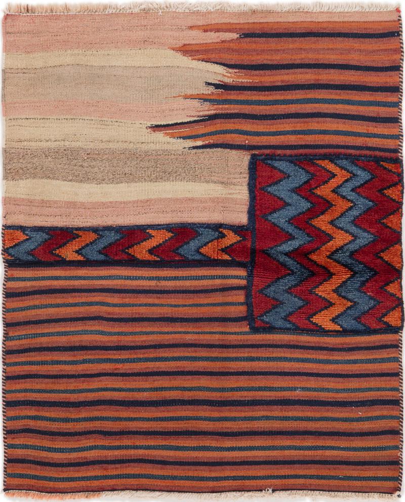 Persisk teppe Kelim Fars Mafresh Gammel 108x92 108x92, Persisk teppe Handwoven 