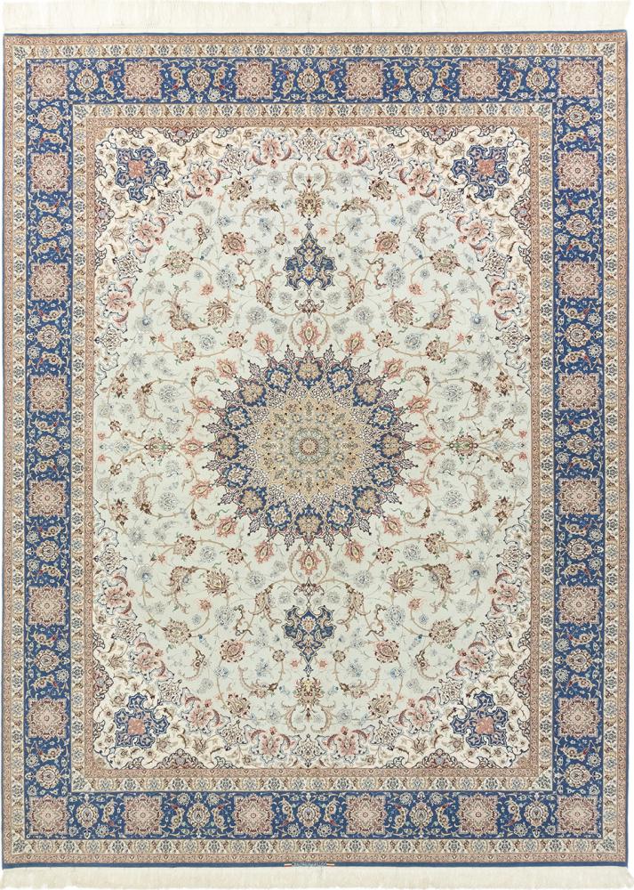 Alfombra persa Isfahán 406x300 406x300, Alfombra persa Anudado a mano