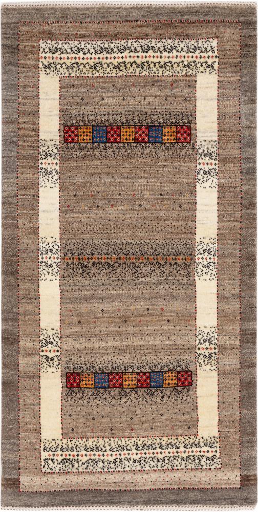 Tapis persan Persan Gabbeh Loribaft Essence 139x73 139x73, Tapis persan Noué à la main