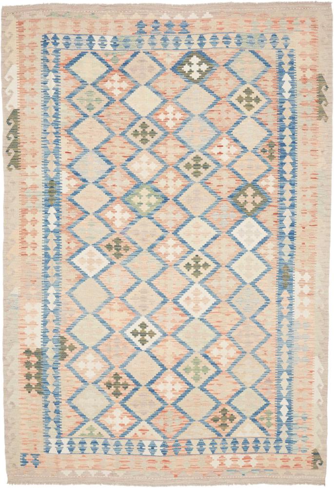Afghaans tapijt Kelim Afghan 293x201 293x201, Perzisch tapijt Handgeweven