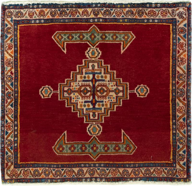 Persian Rug Shiraz 55x61 55x61, Persian Rug Knotted by hand