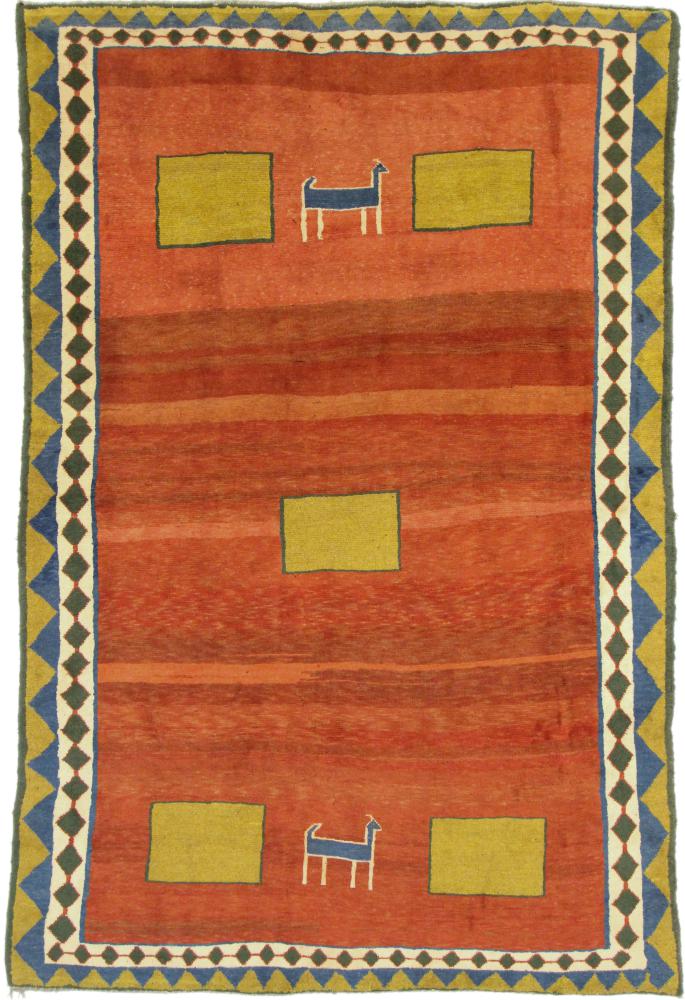 Tapete persa Persa Gabbeh Yalameh 301x194 301x194, Tapete persa Atado à mão