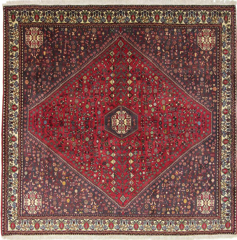 Persian Rug Abadeh Sherkat 221x214 221x214, Persian Rug Knotted by hand