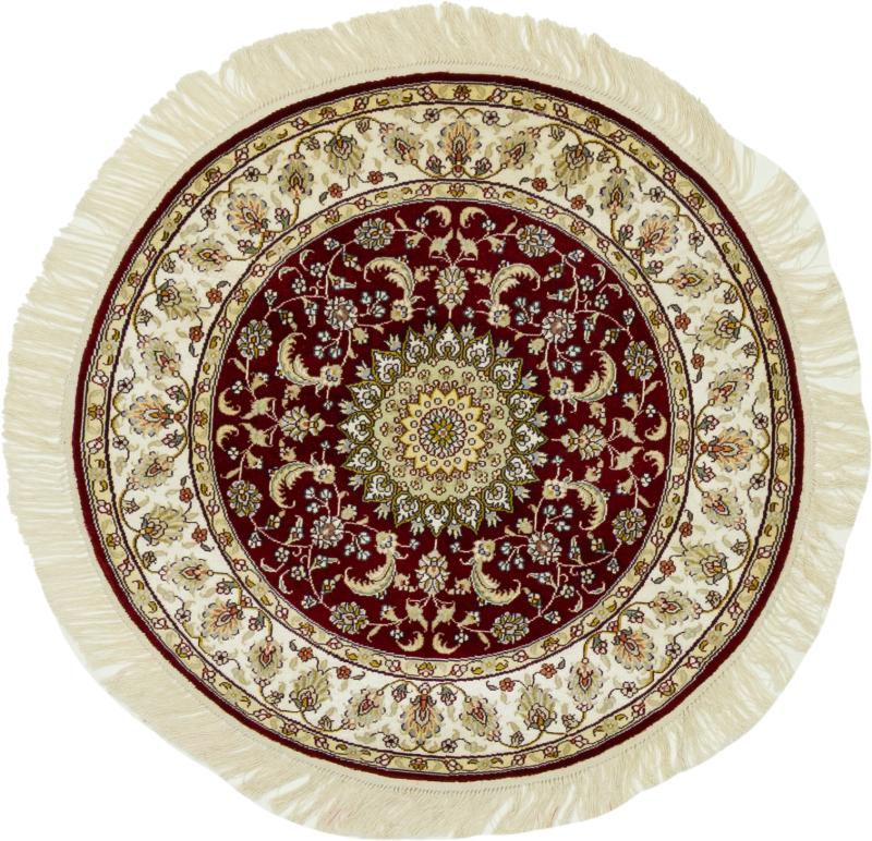 Chinese rug China Silk 89x89 89x89, Persian Rug Knotted by hand