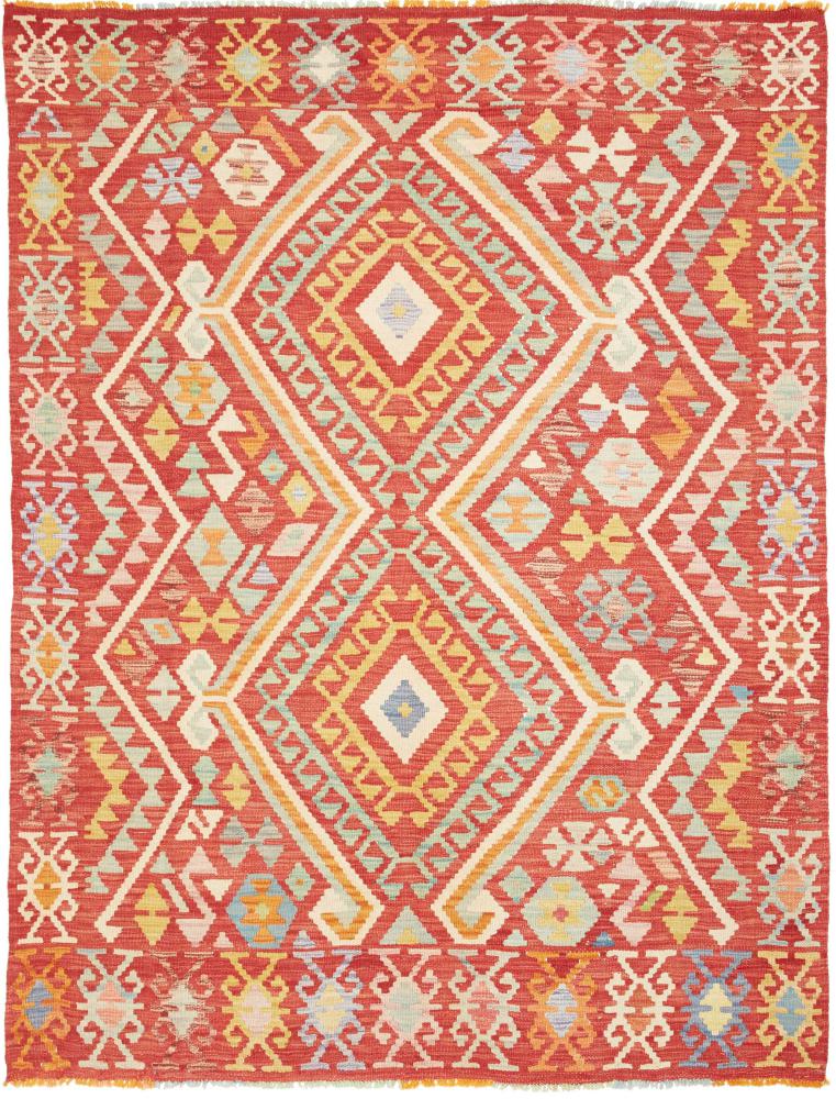 Afghan rug Kilim Afghan 198x152 198x152, Persian Rug Woven by hand