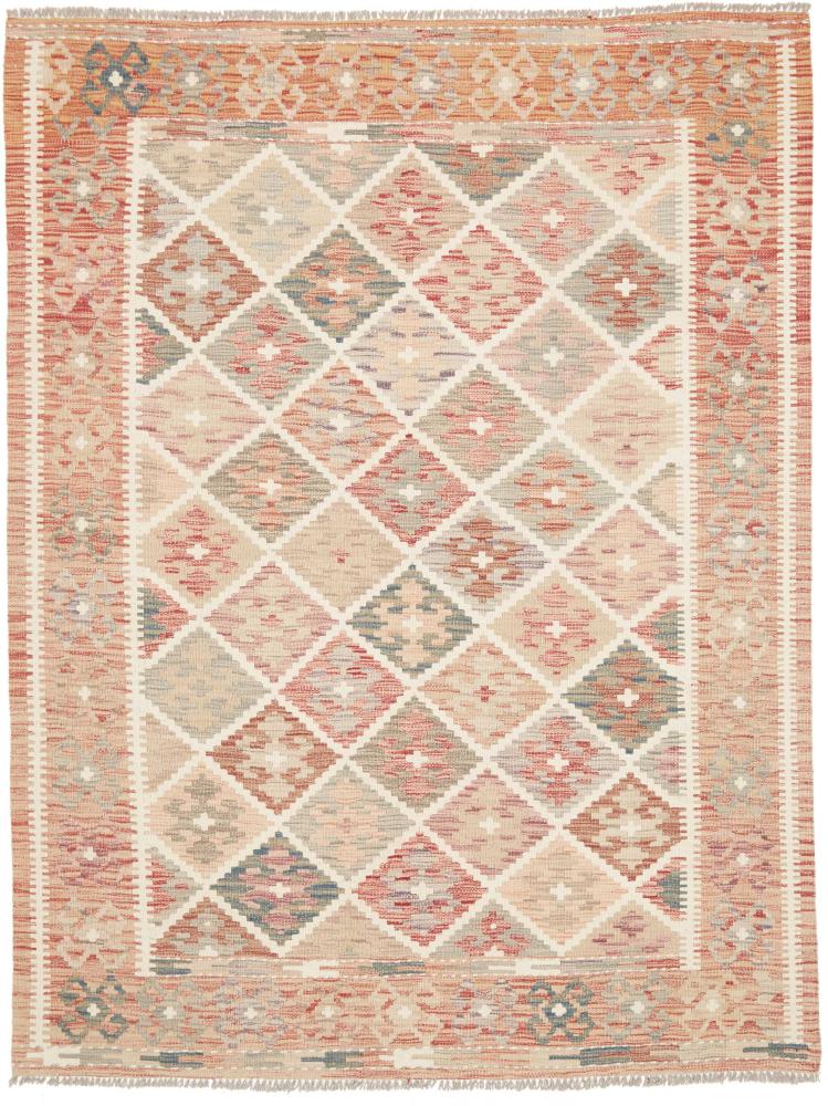 Afghansk tæppe Kelim Afghan 201x155 201x155, Persisk tæppe Håndvævet