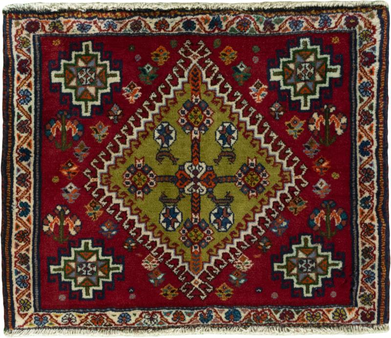 Persian Rug Shiraz 54x66 54x66, Persian Rug Knotted by hand