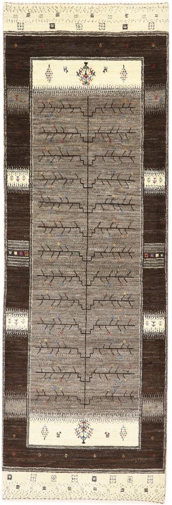 Persian Rug Persian Gabbeh Loribaft Nature 265x87 265x87, Persian Rug Knotted by hand