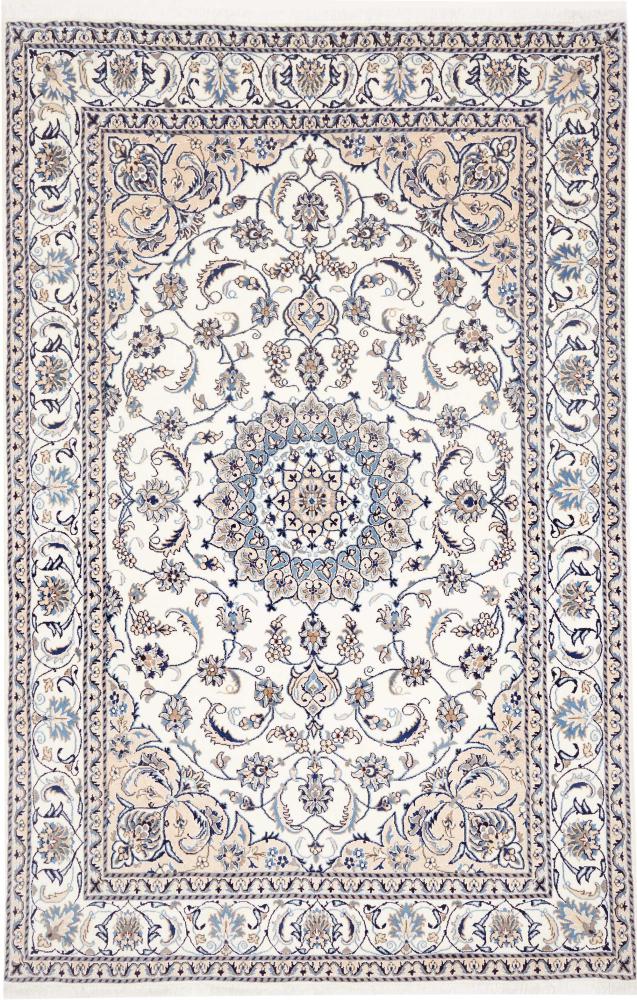 Persisk tæppe Nain 297x196 297x196, Persisk tæppe Knyttet i hånden