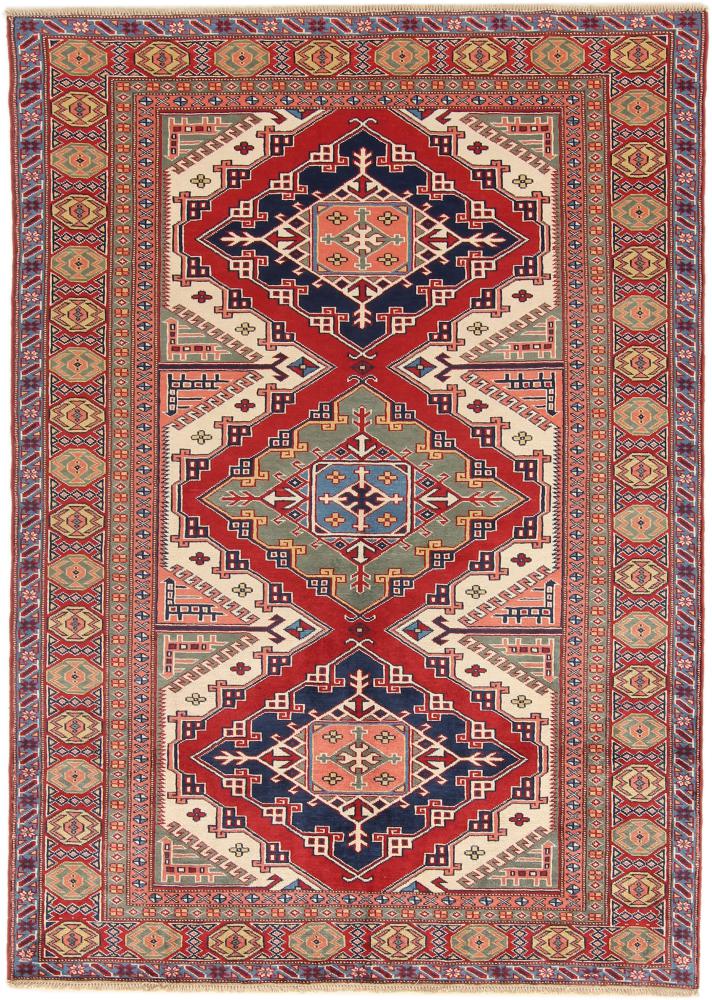 Tapete afegão Super Kazak 178x127 178x127, Tapete persa Atado à mão