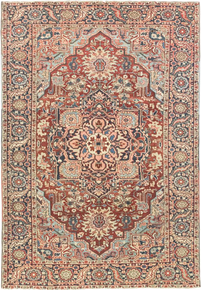 Alfombra persa Heriz Antiguo 276x187 276x187, Alfombra persa Anudado a mano