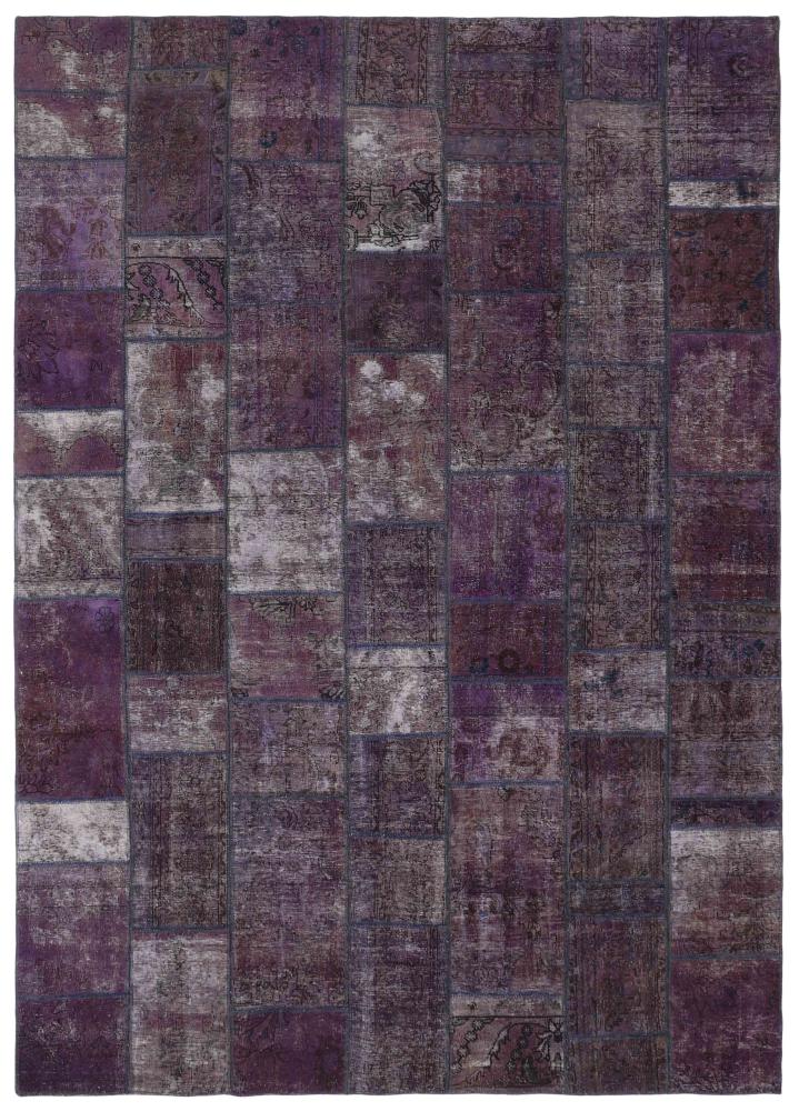 Tapete persa Patchwork 356x253 356x253, Tapete persa Atado à mão