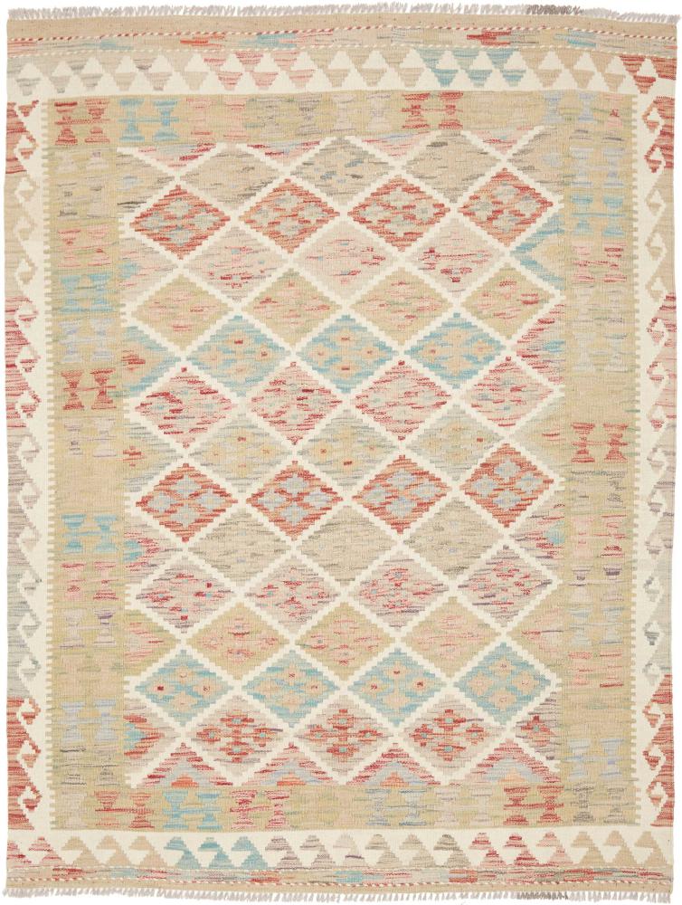 Tapis afghan Kilim Afghan 193x149 193x149, Tapis persan Tissé à la main