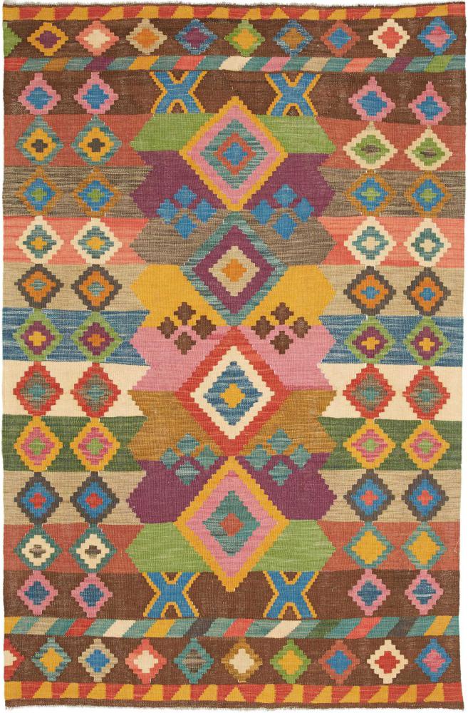 Αφγανικό χαλί Κιλίμ Afghan 191x125 191x125, Περσικό χαλί Χειροποίητο υφαντό