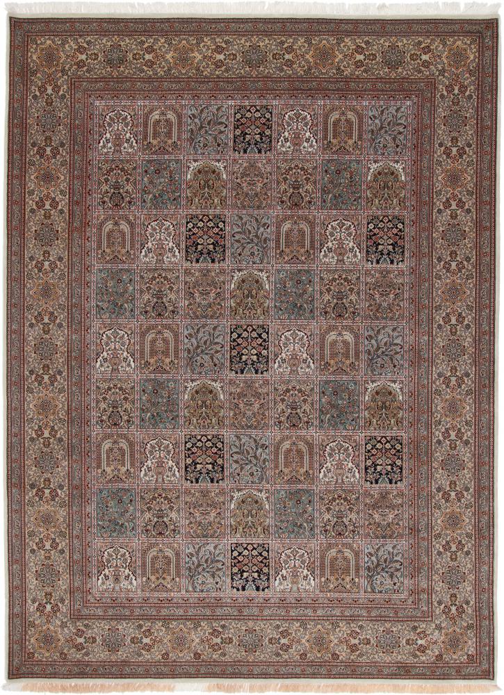 Tapis indien Indo Ghom 348x257 348x257, Tapis persan Noué à la main