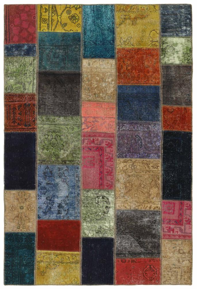 Perzsa szőnyeg Patchwork 240x155 240x155, Perzsa szőnyeg Kézzel csomózva