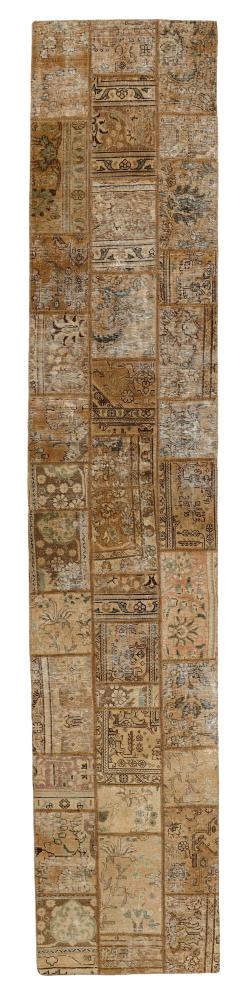 Persian Rug Patchwork 407x81 407x81, Persian Rug Knotted by hand