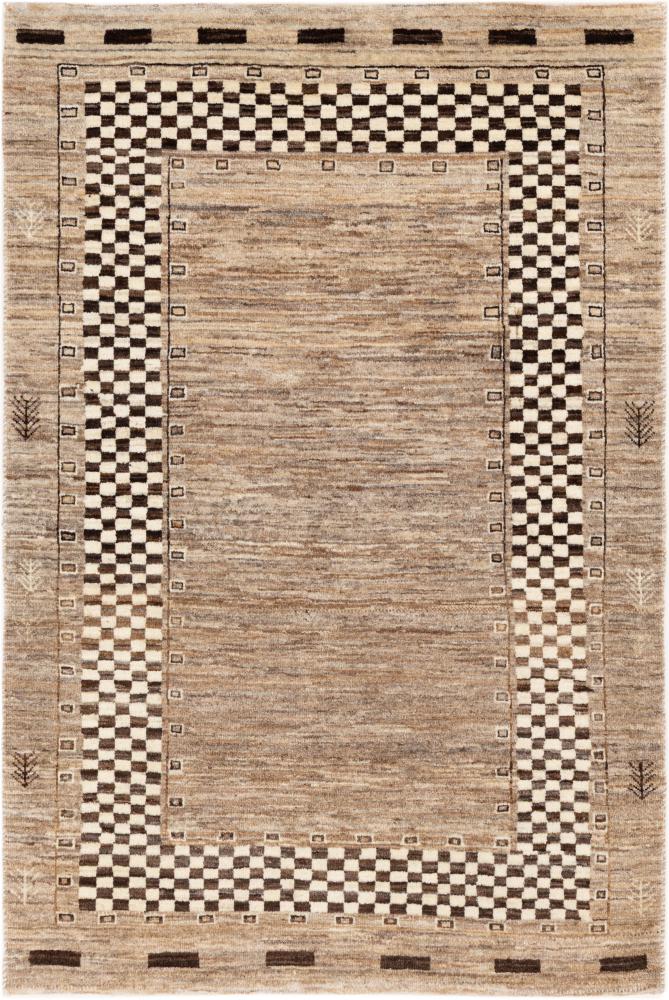 Tapis persan Persan Gabbeh Loribaft Essence 127x87 127x87, Tapis persan Noué à la main