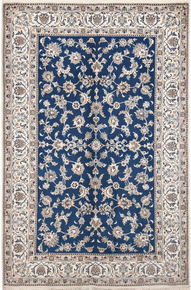 Tapis persan Naïn 301x195 301x195, Tapis persan Noué à la main