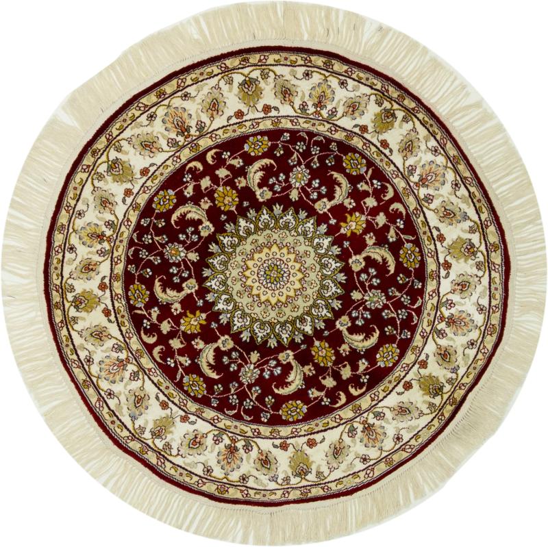 Chinese rug China Silk 91x91 91x91, Persian Rug Knotted by hand