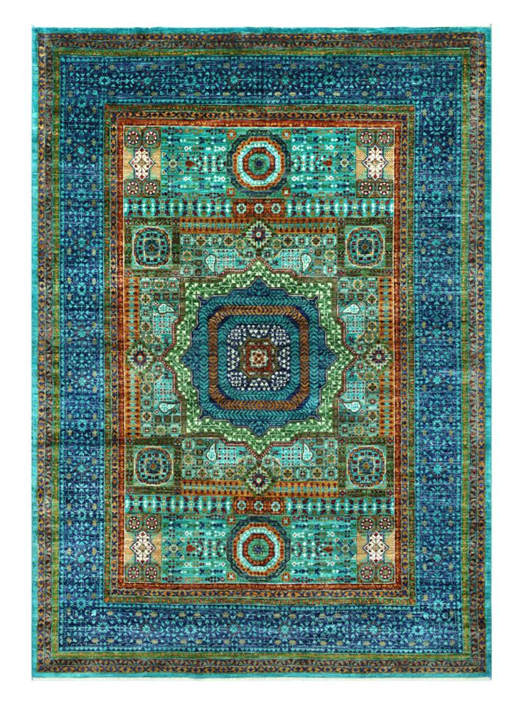 Afghan rug Mamluk 252x179 252x179, Persian Rug Knotted by hand