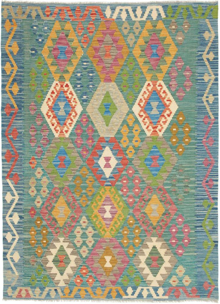 Afgán szőnyeg Kilim Afgán 174x126 174x126, Perzsa szőnyeg Kézzel szőtt