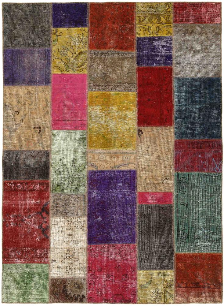 Tapete persa Patchwork 232x171 232x171, Tapete persa Atado à mão