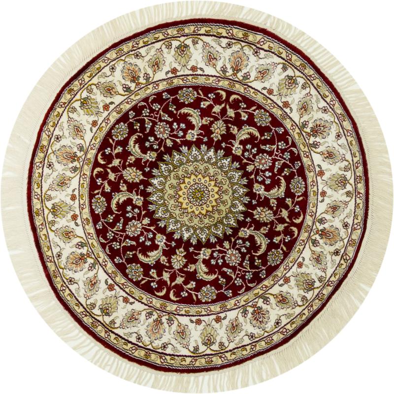 Chinese rug China Silk 91x89 91x89, Persian Rug Knotted by hand