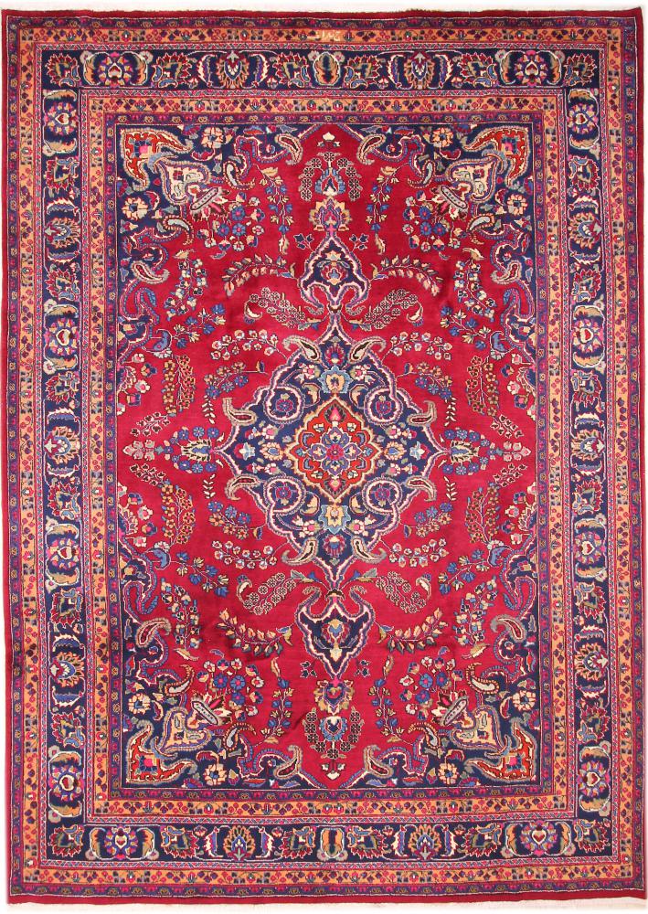 Persian Rug Mashhad Khorasan 346x244 346x244, Persian Rug Knotted by hand