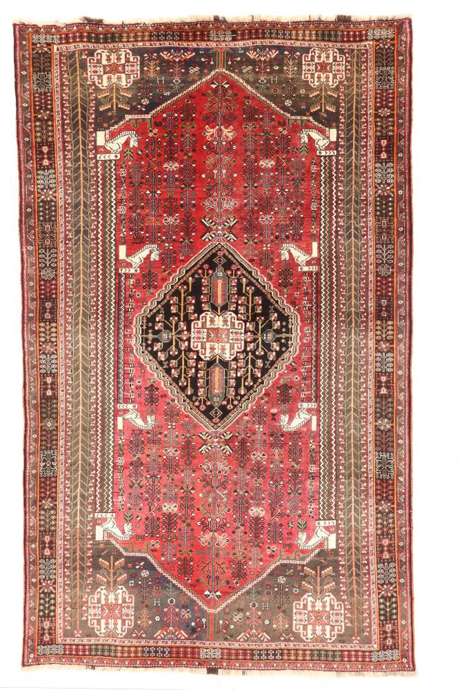 Persian Rug Shiraz 290x175 290x175, Persian Rug Knotted by hand