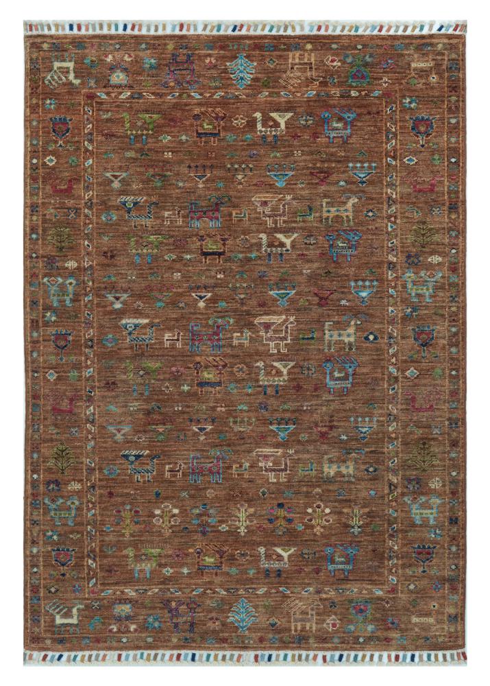 Pakistanischer Teppich Arijana Shaal 145x99 145x99, Perserteppich Handgeknüpft