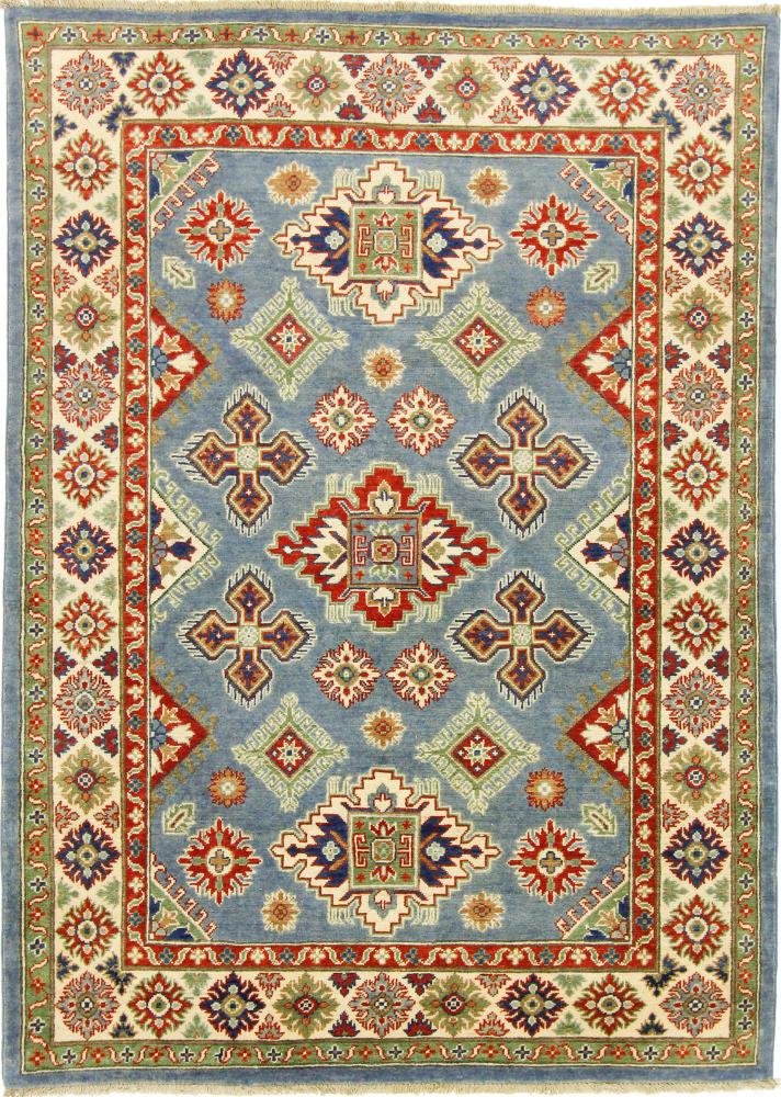 Tapis afghan Kazak 214x154 214x154, Tapis persan Noué à la main