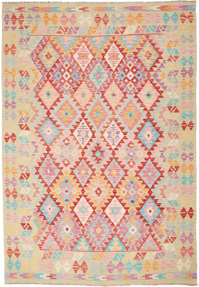 Afghansk teppe Kelim Afghan 244x171 244x171, Persisk teppe Handwoven 