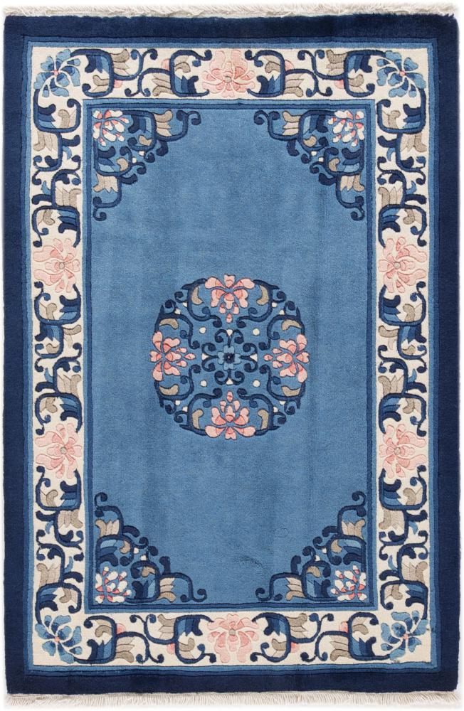 Kinesisk tæppe Kina Peking 91x61 91x61, Persisk tæppe Knyttet i hånden