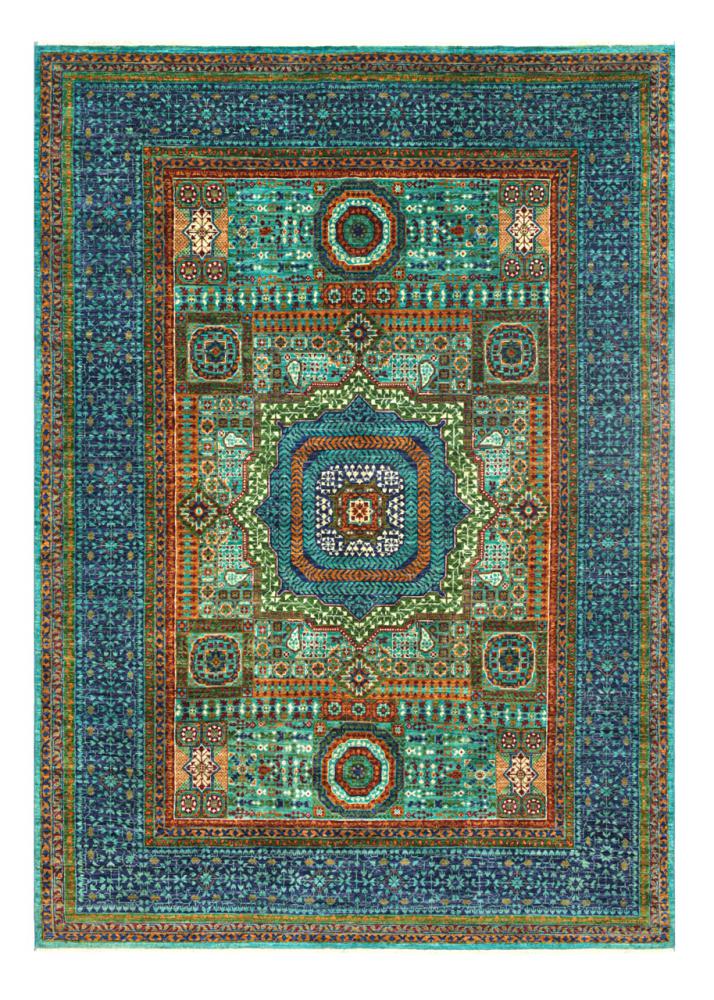 Afghan rug Mamluk 254x176 254x176, Persian Rug Knotted by hand